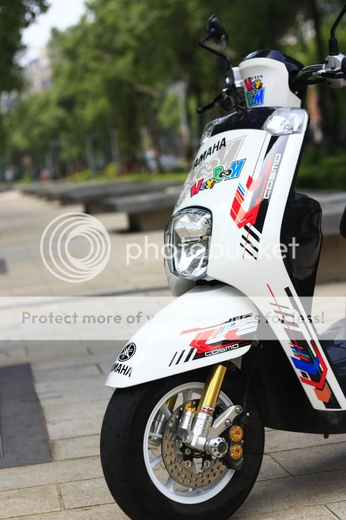 【外观分享】yamaha cuxi 115 最新图装 cosmo科技城市风 分享